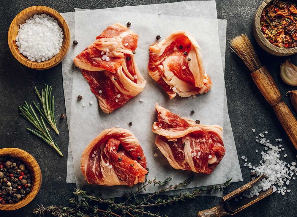 sliced meat